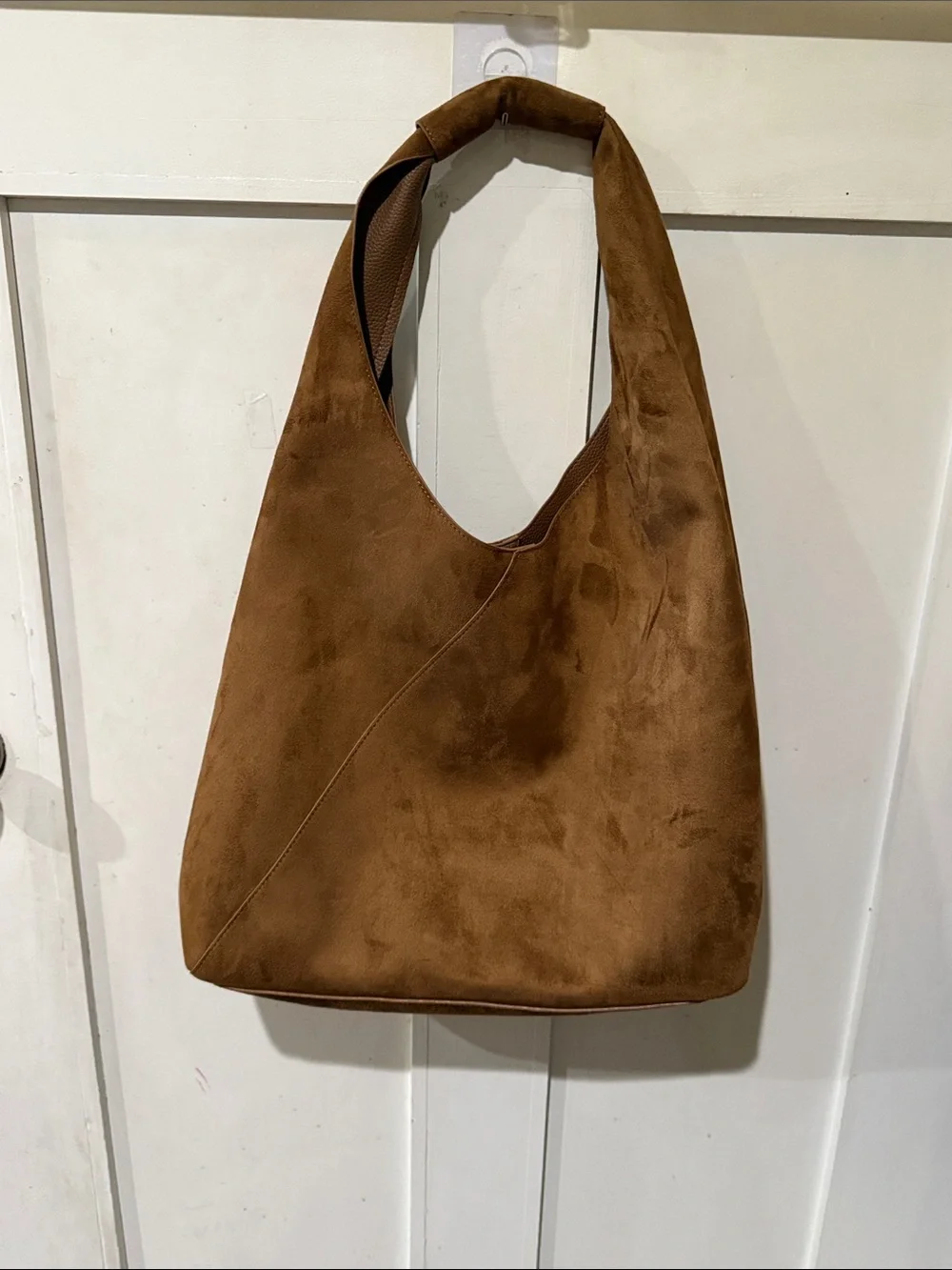 Banana Republic Suede Hobo Shoulder Bag in Brown